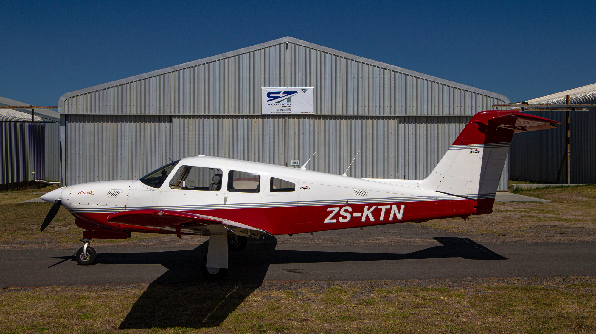 Stick n Throttle training aircraft at Morningstar
